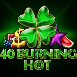 40 Burning Hot by Amusnet Interactive, showcased at dragoniaa.de – game logo