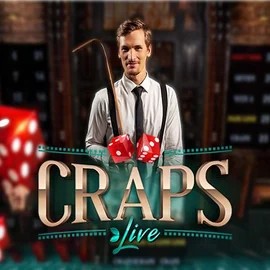 Live Craps slot icon by Evolution, available at Dragonia Casino