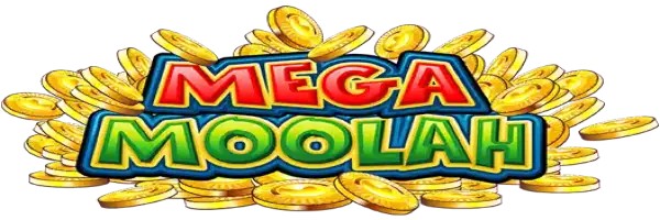 Mega Moolah slot online game logo by Games Global on dragoniaa.de