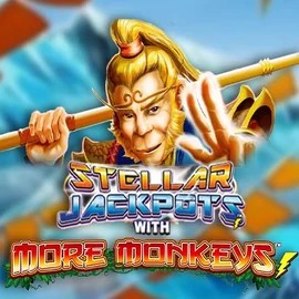 Try Stellar Jackpots with More Monkeys slot by Lightning Box Game on dragoniaa.de – logo image
